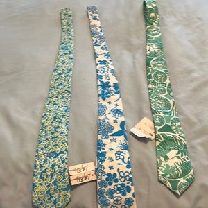 Vintage Lilly Pulitzer ties. 2 never been worn tag still on